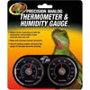 Zoo Med Precision Anagalog Thermometer & Humidity Gauge